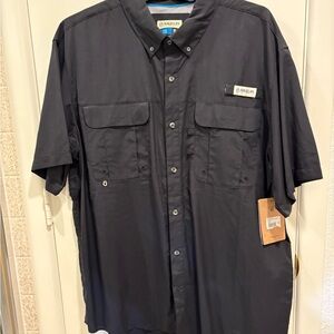 Magellan Outdoors Men's Fishing Shirt—Black